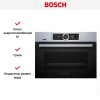 Компактный встраиваемый духовой шкаф-пароварка BOSCH CSG656RS7