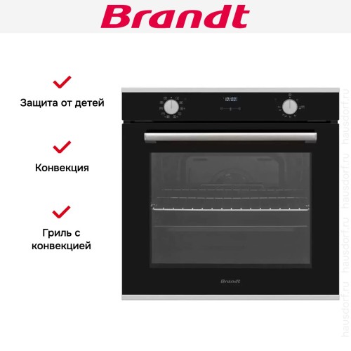 Встраиваемый духовой шкаф Brandt BOH1224X