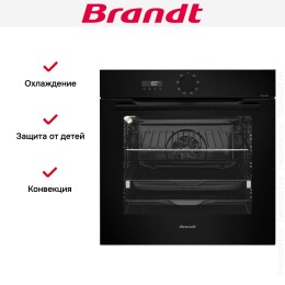 Встраиваемый духовой шкаф Brandt BOH7534BB