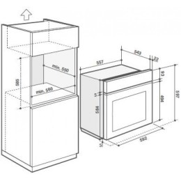 Духовой шкаф с паром De Dietrich DOS7585A