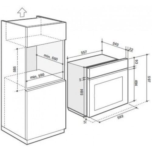 Духовой шкаф с паром De Dietrich DOS7585A