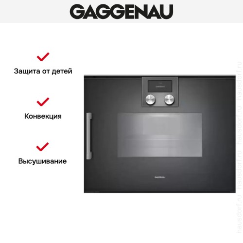 Духовой шкаф - пароварка Gaggenau BSP 250-101