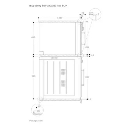 Духовой шкаф - пароварка Gaggenau BSP 250-101