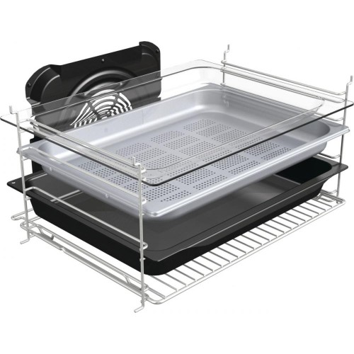 Компактная духовка с функцией пароварки и СВЧ Gorenje BCMS598S19X