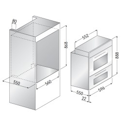 Духовой шкаф Ilve 200B-MMP IX