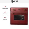 Духовой шкаф Ilve 600-CMP Burgundy купить в Москве и Санкт-Петербурге