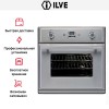Духовой шкаф Ilve 600-M-MP IX купить в Москве и Санкт-Петербурге