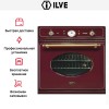 Духовой шкаф Ilve 600-NVG Red купить в Москве и Санкт-Петербурге