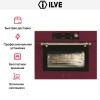 Духовой шкаф Ilve 645SCHSW/BUG купить в Москве и Санкт-Петербурге