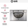 Духовой шкаф Ilve 900-AMP IX купить в Москве и Санкт-Петербурге