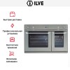 Духовой шкаф Ilve D 900-LMP купить в Москве и Санкт-Петербурге