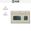 Духовой шкаф Ilve D 900-NVG White купить в Москве и Санкт-Петербурге