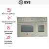 Духовой шкаф Ilve D 900-WMP IX купить в Москве и Санкт-Петербурге