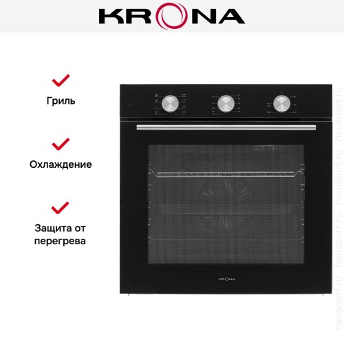 Духовой шкаф Krona BIRNE 60 BL