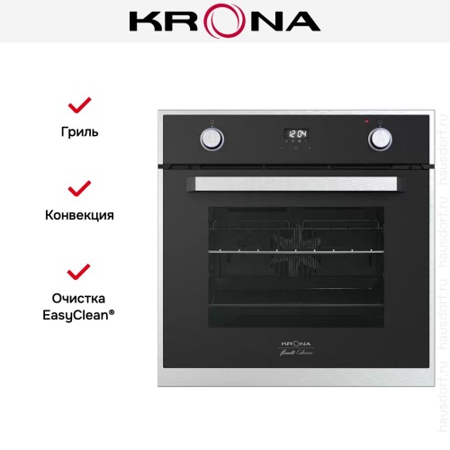 Электрический духовой шкаф KRONA ADRIANO 60 BL