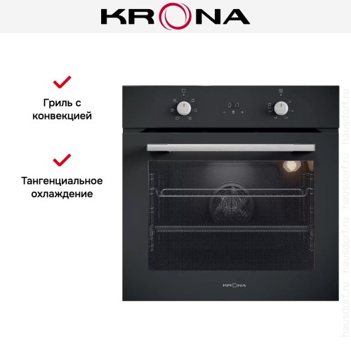 Электрический духовой шкаф KRONA BEATO 60 BL купить в Москве и Санкт-Петербурге