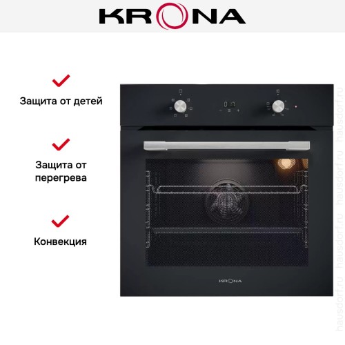 Электрический духовой шкаф KRONA MAGNETE 60 BL купить в Москве и Санкт-Петербурге