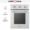 Газовый духовой шкаф KRONA STRETTO 45 WH