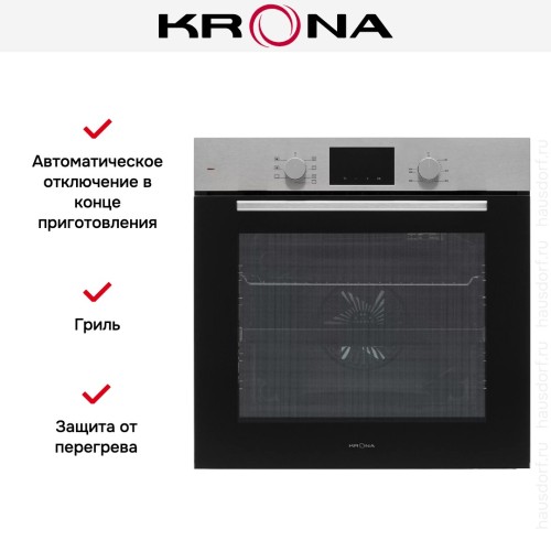 Духовой шкаф KRONA BETA 60 IX купить в Москве и Санкт-Петербурге