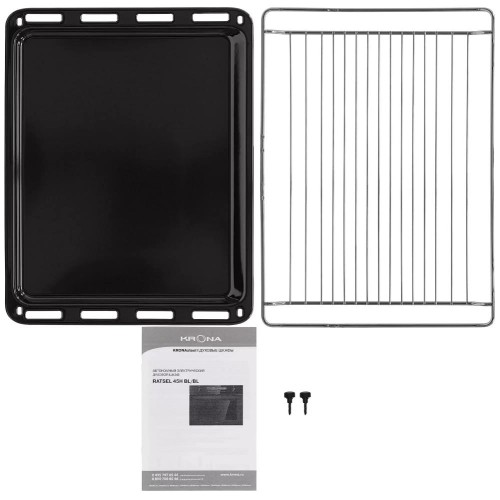 Духовой шкаф KRONA RATSEL 45H BL/BL