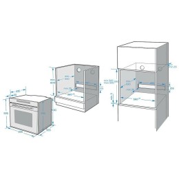 Духовой шкаф Korting OKB 1360 CSGW MW
