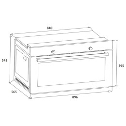 Электрический духовой шкаф Korting OKB 7129 SGW