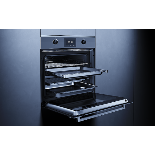 Духовой шкаф с паром Kuppersbusch BD 6340.0 S6 Black Steel