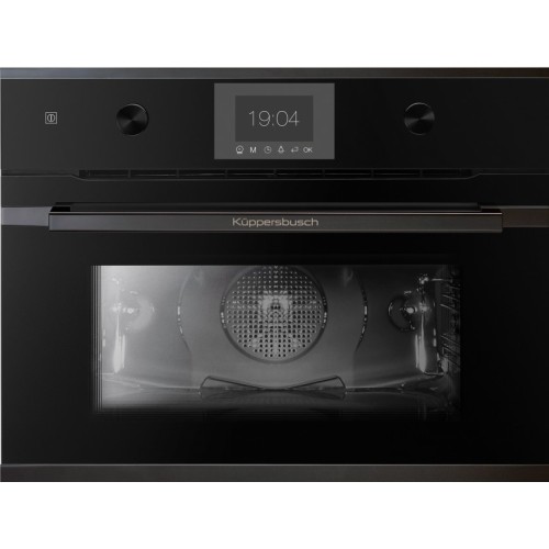 Компактный духовой шкаф Kuppersbusch CB 6350.0 S6 Black Steel купить в Москве и Санкт-Петербурге