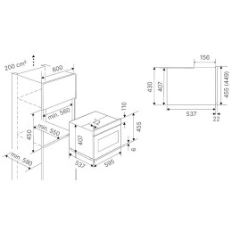 Компактный духовой шкаф Kuppersbusch CBP 6332.0 S2 Black Chrome