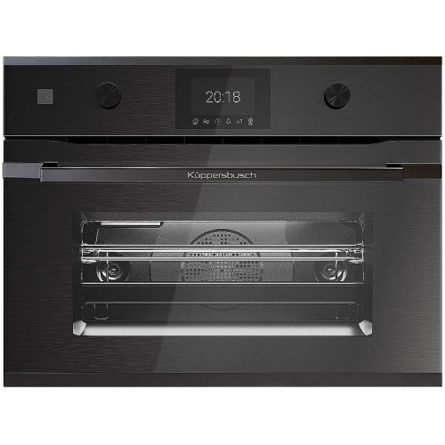 Компактный духовой шкаф с микроволнами Kuppersbusch CBM 6350.0 GPH 2 Black Chrome