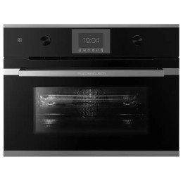 Компактный духовой шкаф с микроволнами Kuppersbusch CBM 6350.0 S3 Silver Chrome