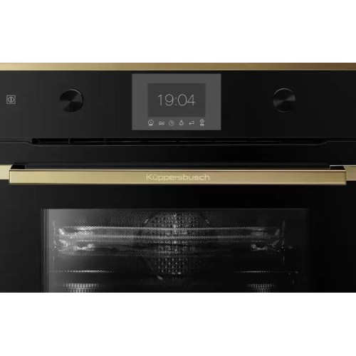 Компактный духовой шкаф с микроволнами Kuppersbusch CBM 6350.0 S4 Gold