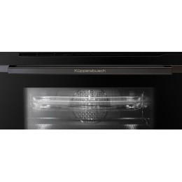 Компактный духовой шкаф с микроволнами  Kuppersbusch CBM 6550.0 S2 Black Chrome