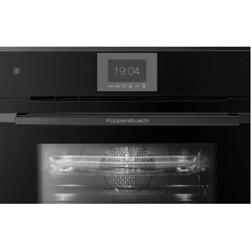Компактный духовой шкаф с микроволнами  Kuppersbusch CBM 6550.0 S2 Black Chrome