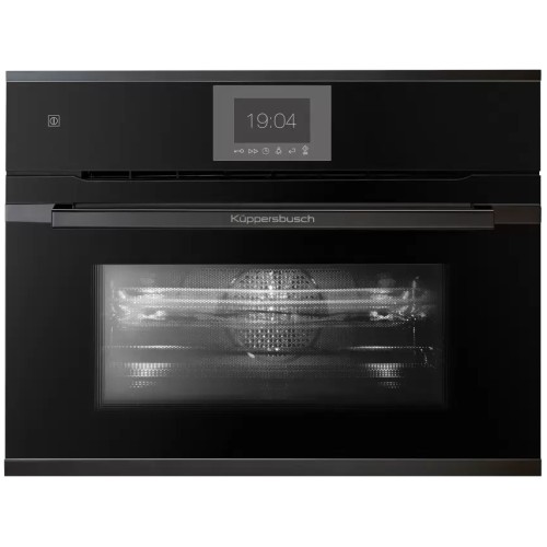 Компактный духовой шкаф с микроволнами  Kuppersbusch CBM 6550.0 S2 Black Chrome