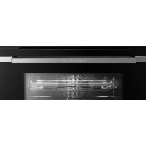 Компактный духовой шкаф с микроволнами Kuppersbusch CBM 6550.0 S3 Silver Chrome