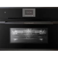 Компактный духовой шкаф с микроволнами Kuppersbusch CBM 6550.0 S6 Black Steel