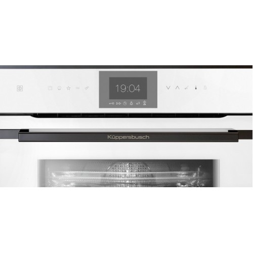 Компактный духовой шкаф с микроволнами Kuppersbusch CBM 6550.0 W2 Black Chrome