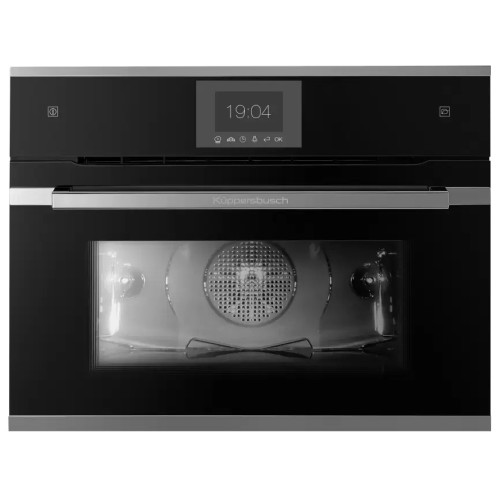 Компактный духовой шкаф с паром Kuppersbusch CBD 6550.0 S3 Silver Chrome