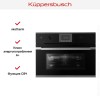 Компактный духовой шкаф с микроволнами Kuppersbusch CBM 6350.0 S3 Silver Chrome