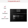 Компактный духовой шкаф с микроволнами Kuppersbusch CBM 6350.0 S5 Black Velvet