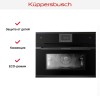 Компактный духовой шкаф с паром Kuppersbusch CBD 6550.0 S2 Black Chrome