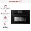 Компактный духовой шкаф с паром Kuppersbusch CBD 6550.0 S2 Black Chrome