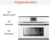 Компактный духовой шкаф с паром Kuppersbusch CBD 6550.0 W2 Black Chrome