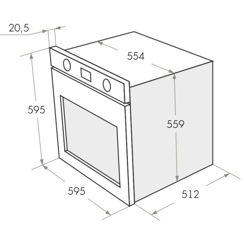 Духовой шкаф Maunfeld EOEH.5811B