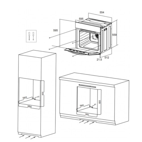 Духовой шкаф Maunfeld EOEH.5811S1