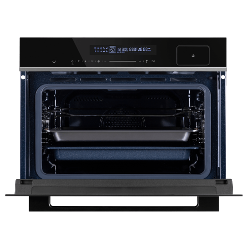 Компактный духовой шкаф с паром Maunfeld MCMO5016STGB