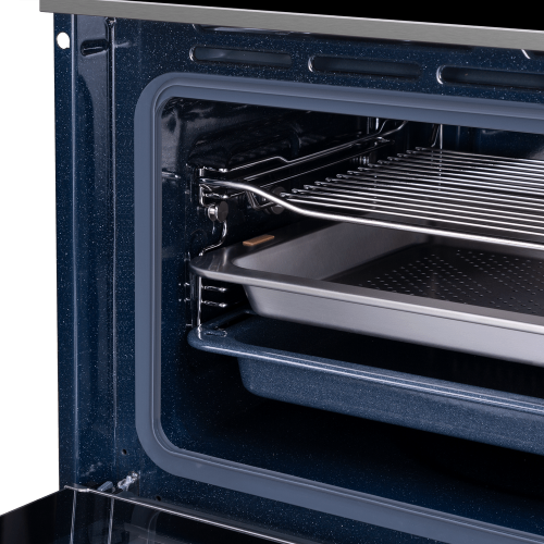 Компактный духовой шкаф с паром Maunfeld MCMO5016STGB