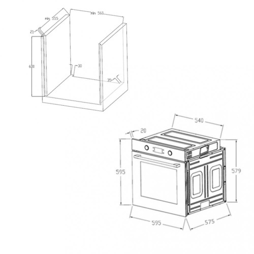 Шкаф духовой электрический MAUNFELD AEOH.749B