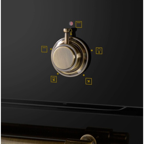 Газовый духовой шкаф Maunfeld EOGC604RBG.MT